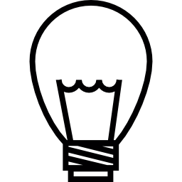 lâmpada de filamento Ícone