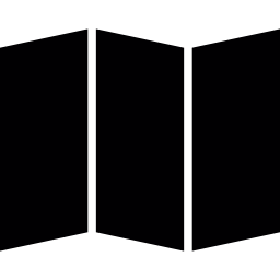 schwarze karte icon