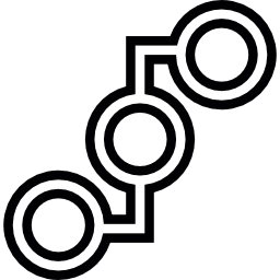 puntos de conexión icono