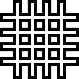 Criss cross lines icon
