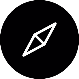 logo della bussola safari icona