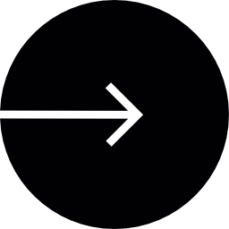 pulsante circolare freccia destra icona