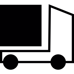 Прямоугольный грузовик иконка
