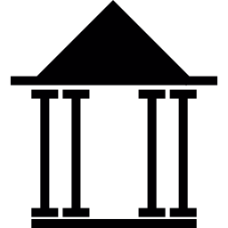 Greek columns icon
