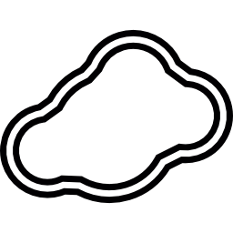 pojedyncza chmura ikona