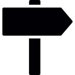 dirección de la carretera icono