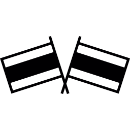 zwei flaggen icon