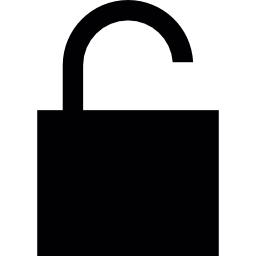 Open padlock icon