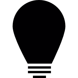 vintage glühbirne icon