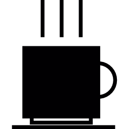 taza de bebida caliente icono