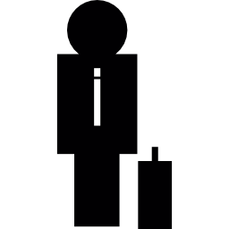 Businessman with Briefcase icon