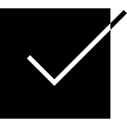 Tick box with a check mark icon