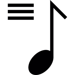opciones musicales icono