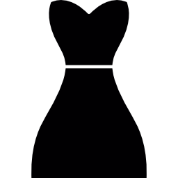 sukienka bez rękawów ikona