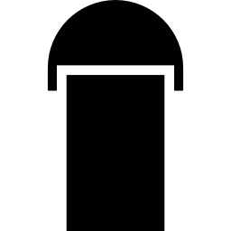 puerta con tapa icono