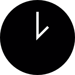 ronde klok icoon