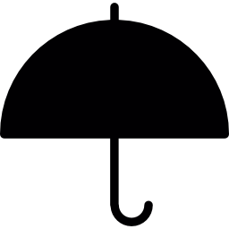 otwarty parasol ikona