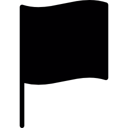 bandera rectangular icono