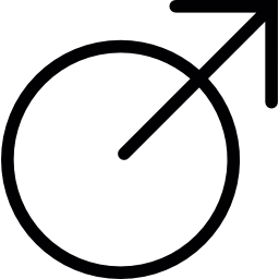 simbolo maschile icona