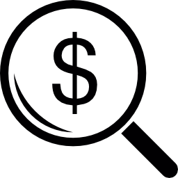Dollars search icon