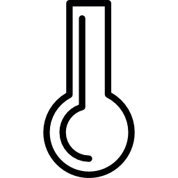 pusty termometr ikona
