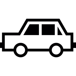 samochód prostokątny ikona