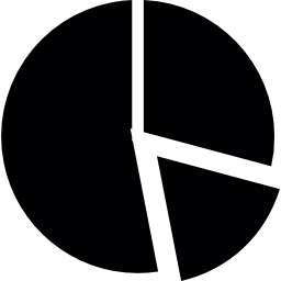 elementy wykresu kołowego ikona