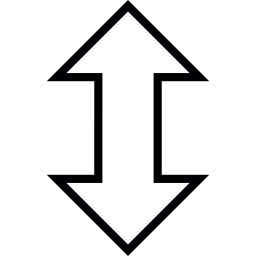 높이 화살표 변경 icon