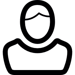 torso masculino icono