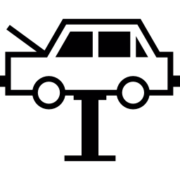 mechanische service van een auto icoon