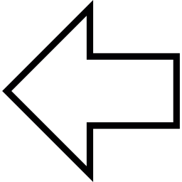 freccia che punta a sinistra icona