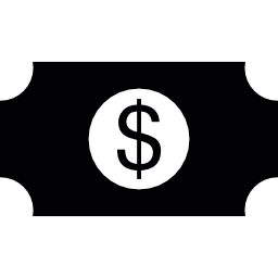 pegatina dólar icono