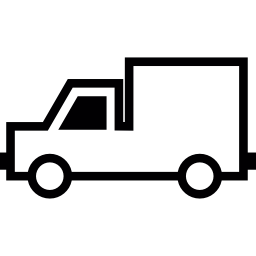 Lorry side view icon