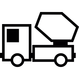 Transportation truck icon