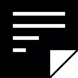 Square Text Document icon