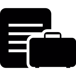 liste de voyage et bagages Icône