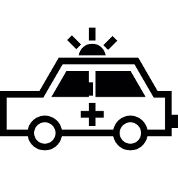 coche de la cruz roja icono