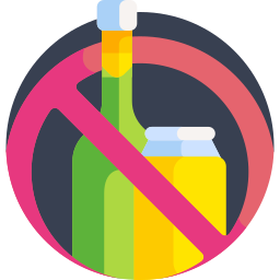 No alcohol icon