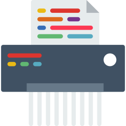 Paper shredder icon