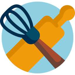 Kitchen utensils icon