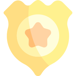 distintivo dello sceriffo icona
