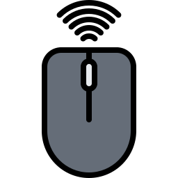 Ratón inalámbrico icono