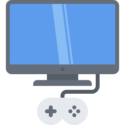 Consola de videojuegos icono