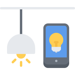 Smart lighting icon