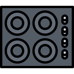 Induction stove icon