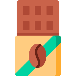 Barra de chocolate icono