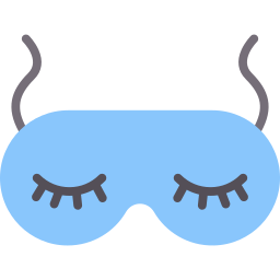 Sleeping mask icon