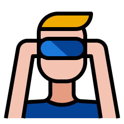 Virtual reality icon