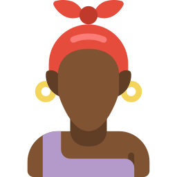 아프리카 사람 icon