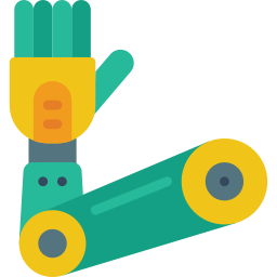 Robot arm icon